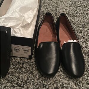 Size 8 leather loafers